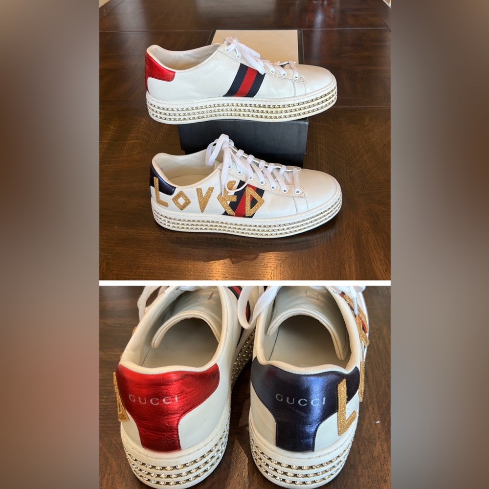 Beautiful GUCCI sneakers in EXCELLENT condition. The perfect treat !